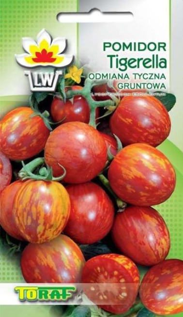 Pomidor TIGERELLA - tyczny, gruntowy - 0,5g TORAF