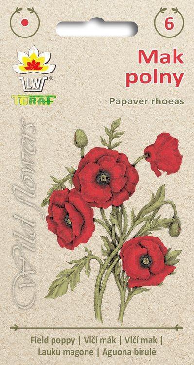 Mak polny czerwony - Wild Flower - 1g TORAF