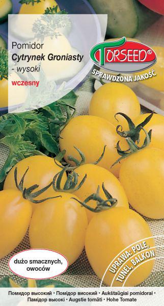 Pomidor wysoki Cytrynek Groniasty - typ cherry 0,1g TORSEED (ID:3355)