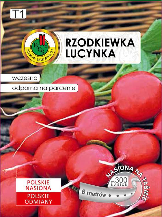 Nasiona Rzodkiewka LUCYNKA - TAMA 6m - PNOS (ID:4152)