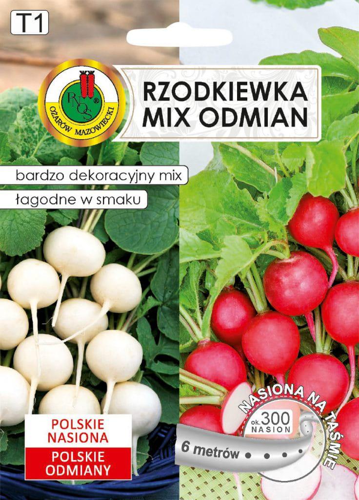 Nasiona Rzodkiewka MIX ODMIAN (KRASA+NIEKA) - TAMA 6m - PNOS (ID:4153)