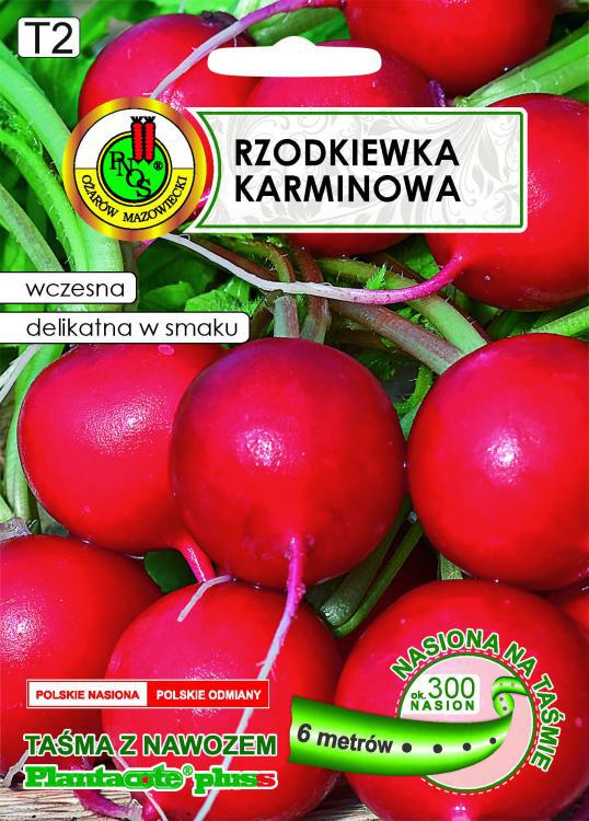 Nasiona Rzodkiewka KARMINOWA - TAMA Z NAWOZEM 6m - PNOS (ID:4154)