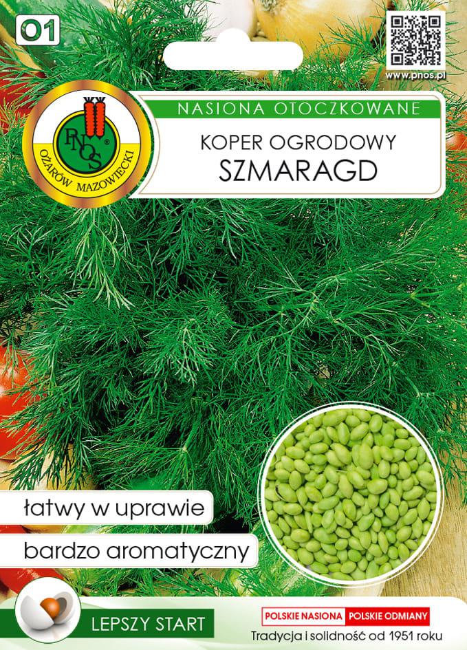 Koper ogrodowy SZMARAGD - 300 szt. nasion OTOCZKOWANE - PNOS (ID:4352)