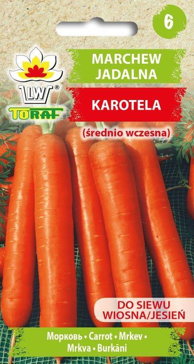 Marchew jadalna KAROTELA (rednio wczesna) - 5g TORAF (ID:4101)
