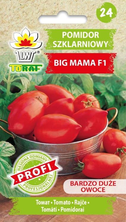 Pomidor szklarniowy BIG MAMA F1 - 20 szt nasion - TORAF PROFI (ID:4114)