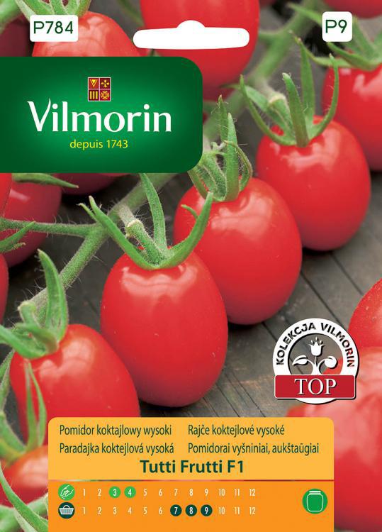 Pomidor koktajlowy TUTTI FRUTTI F1 - 7 szt. nasion - VILMORIN GARDEN (ID:4467)