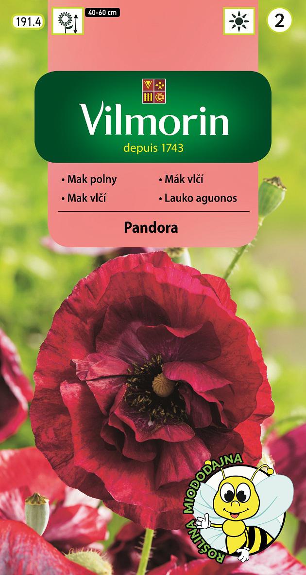 Mak polny PANDORA - 0,1g - VILMORIN GARDEN (ID:4477)