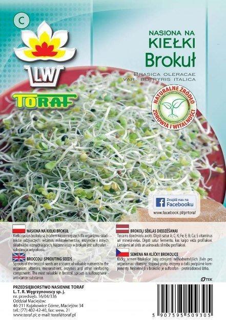 BROKU - nasiona na kieki - 100 g - TORAF