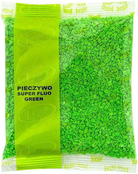 PIECZYWO SUPER FLUO GREEN - Dodatek zantowy - 0,4 kg  LORPIO